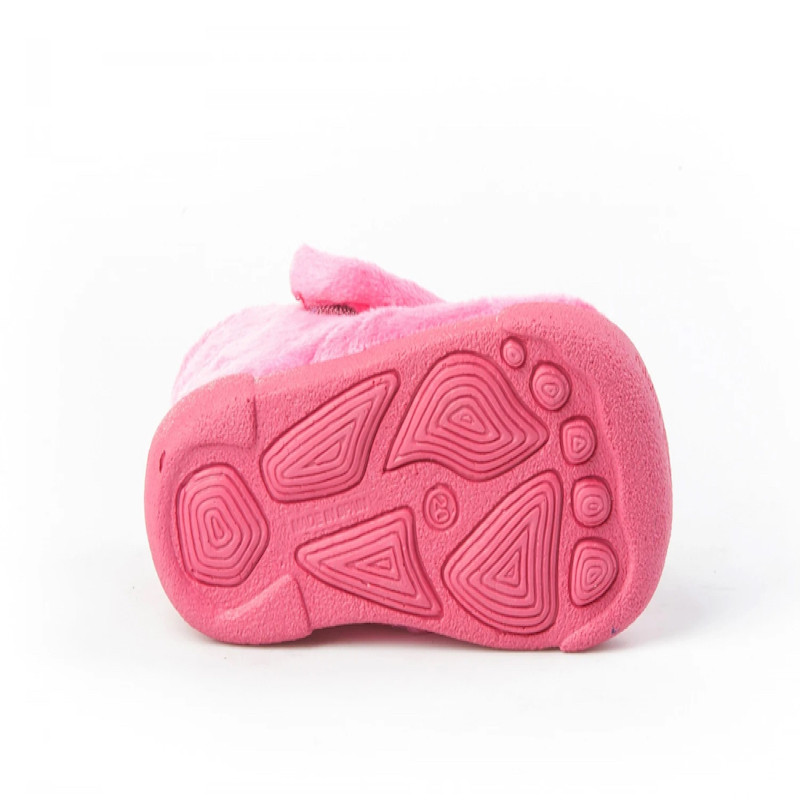 Made in Spain EU20-23 Baby Girl Non Slip Velcro Bootie Shoes Fuchsia